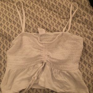 BRAND NEW PACSUN white tank/crop top